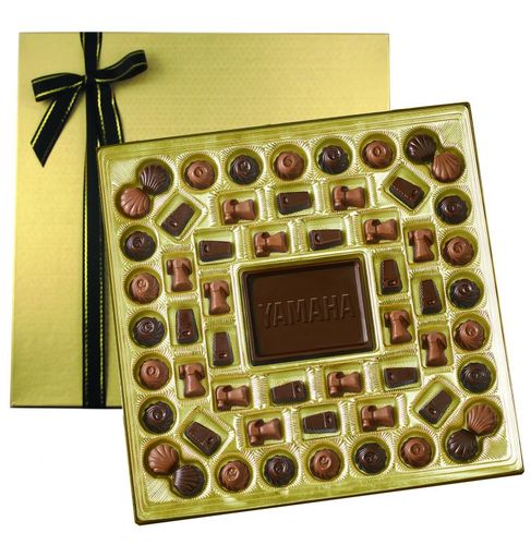 Large Custom Chocolate Delights Gift Box ( 1 1/2 Lbs.)