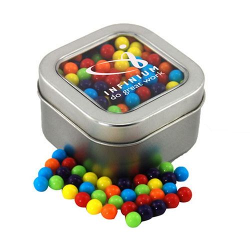 Window Tin With Mini Jawbreakers