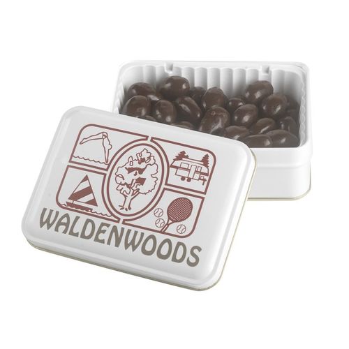 Keepsake Gift Tin   Dark Chocolate Almonds