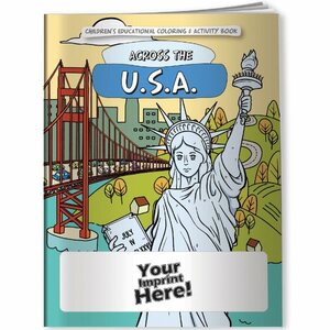 Coloring Book   Across The U.S. (U.S. State Capitals)