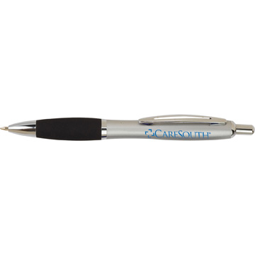 Silver Barrel Black Grip