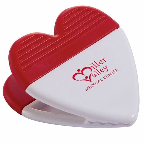 Photo of Power Clip Heart   Red White