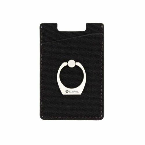 Liberty Rfid Wallet With Ring   Black