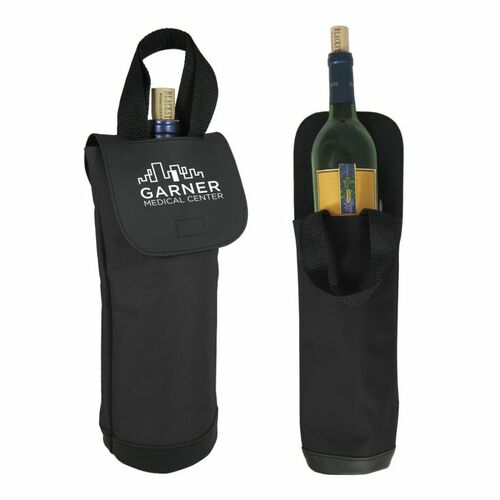 Photo of Vineyard Single Bottle Wine Cooler   Black