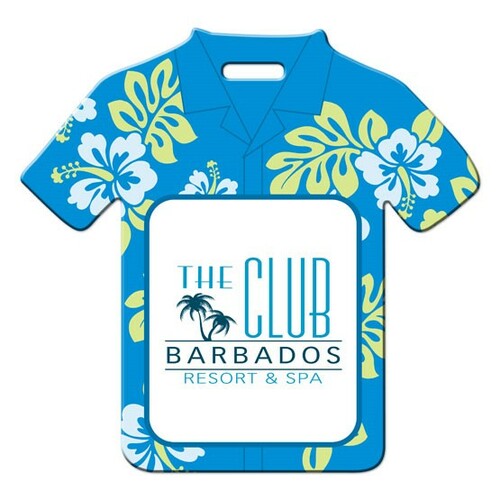Photo of Hawaiian Shirt Shaped Luggage Tag