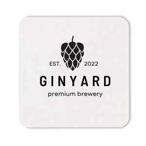 60 Pt Pulpboard Coaster, 3.5" Square