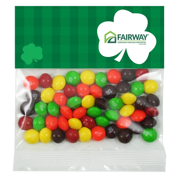 Multi Color color option for St. Patrick's Day Header Bag With Skittles® (2 Oz)