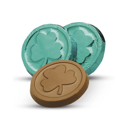 Photo of St Patrick Shamrock Chocolate Coin