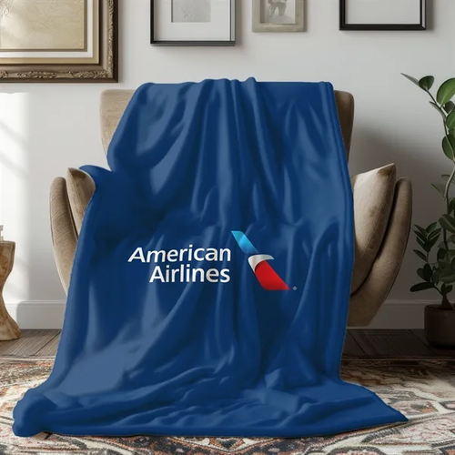 Photo of Customized Printed 280 Gsm Flannel Aviation Blanket