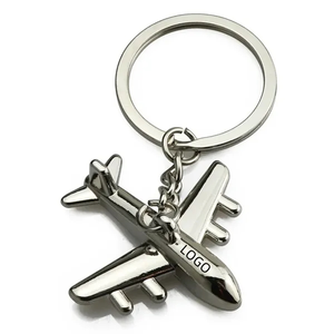 Small Airplane Keyring Pendant