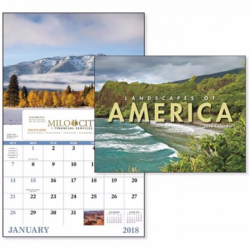 Landscapes Of America Window Calendar