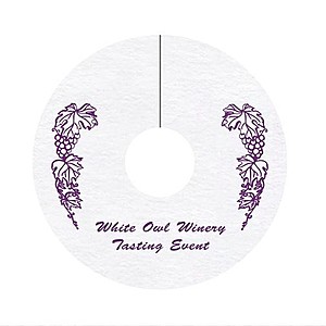 40 Pt. 2.75" Wine Tag Coaster