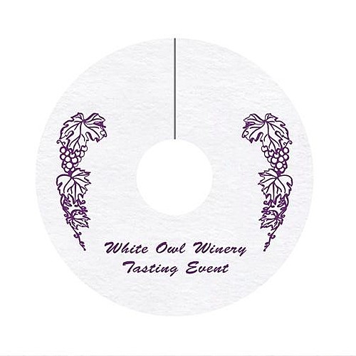 40 Pt. 2.75" Wine Tag Coaster