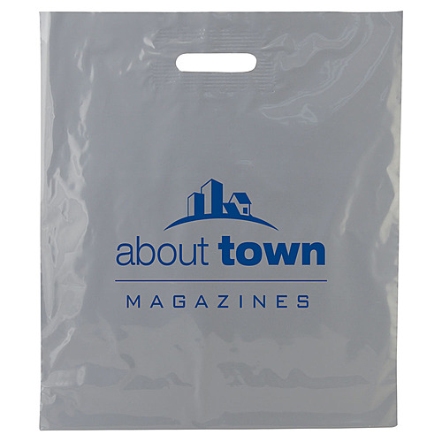 Photo of Color Patch Handle Bags 2.5 Mil. 16 X 18 + 4
