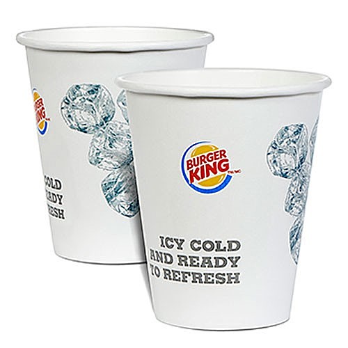 Photo of 10 Oz. "Squat" Paper Cold Cup   Flexographic Printed