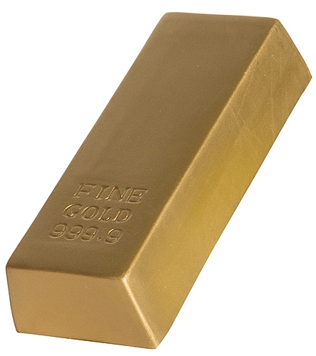 Gold Bar Stress Reliever