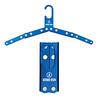 Blue Metal Foldable Travel Hanger